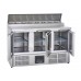 Sterling Pro SPU300PZ 3 Door Preparation Counter Fridge